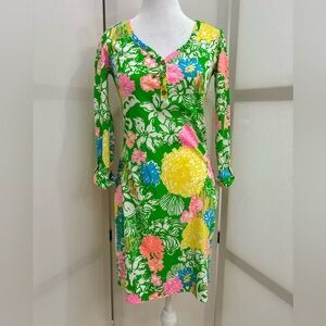 Lilly Pulitzer Hibiscus Stroll Palmetto Dress. Size XXS